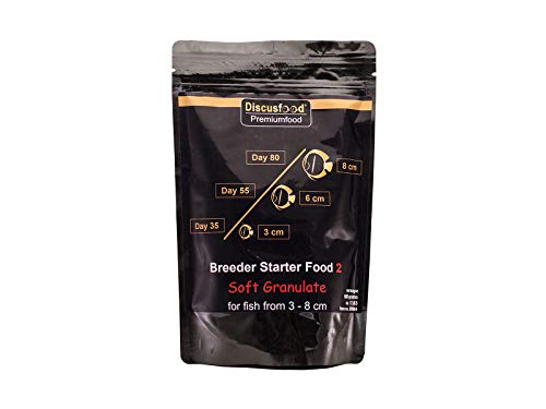 Breeder Starter Food II Softgranulate, Hauptfutter für Junge Zierfische von 3cm bis 7cm, Aufzuchtfutter für Fisch-Babys, Alleinfutter für Jungfische, Fisch-Zucht, Fischfutter
