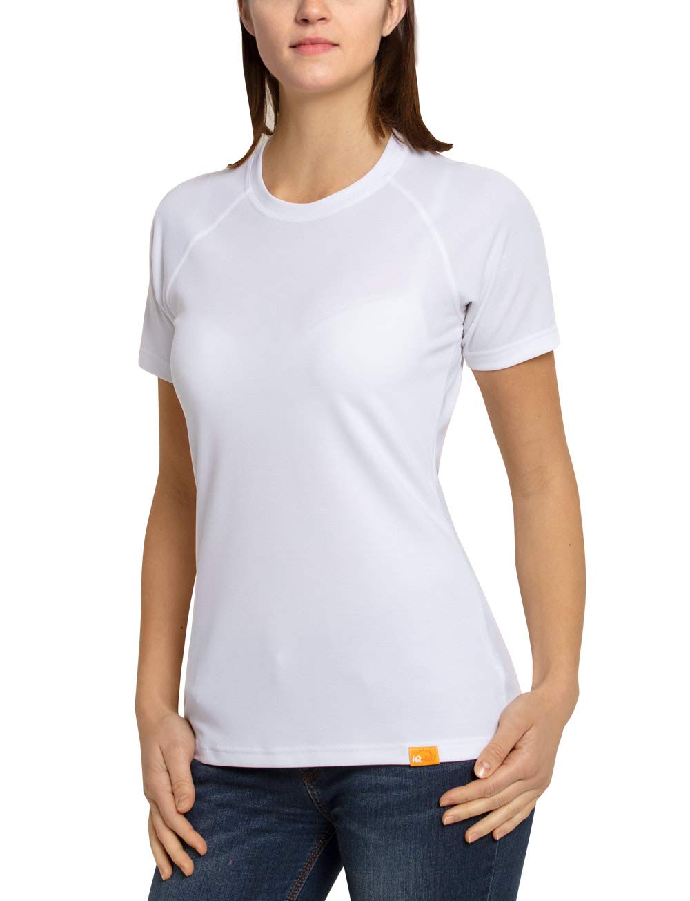 iQ-UV Damen Sonnenschutz T-Shirt, White, 2XL