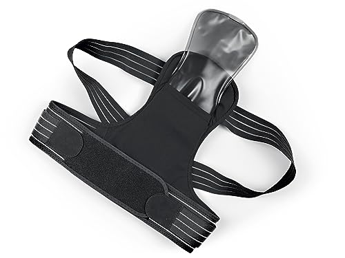 MAXXMEE Rückenkorrektor mit Gelpad | Zur Verbesserung & Unterstützung der Körperhaltung | Mit integriertem Gelpad zum Kühlen oder Wärmen | Verstellbare Bügel zum individuellen Einstellen [S/M]