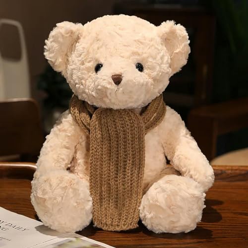 Niedliche weiche Flauschige Teddybär Plüschtier Puppe Mädchen Junge Weihnachten Geburtstag Geschenk 33cm 1
