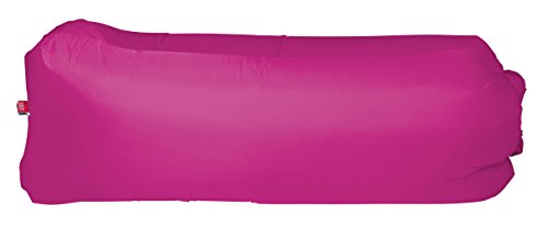 Happy People Lounger to go® Luftmatratze ohne aufpumpen inkl. Tragetasche, pink, 180x75x60cm