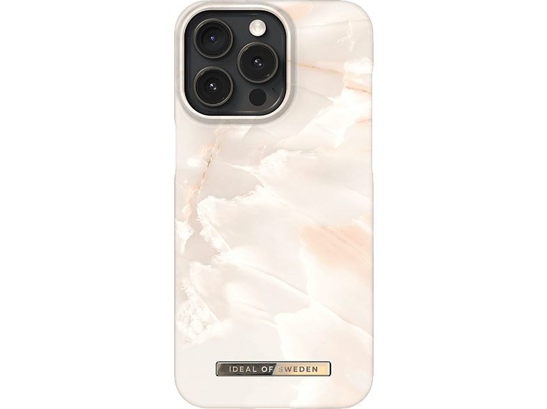 IDEAL OF SWEDEN Fashion Case, Full Cover, Apple, iPhone 15 Pro Max, Rose Pearl Marble