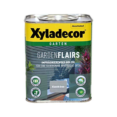 Xyladecor Garden Flairs 2,5L klassik grau Holzöl Imprägnierung Metalleffektöl
