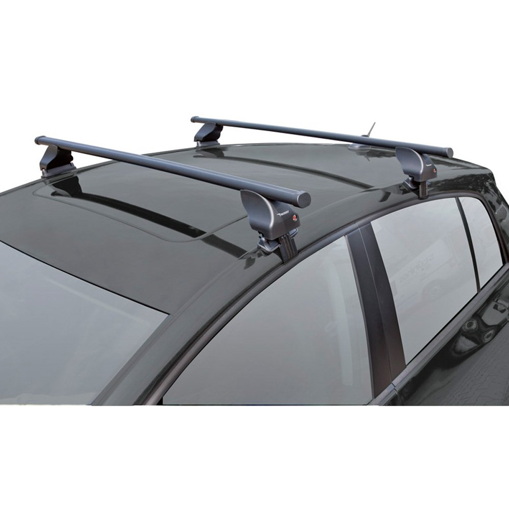Twinny Load Dachträgersatz Stahl S09 kompatibel mit Ford Focus/C-Max (mit fixen Befestigungspunkten) & Mazda 3