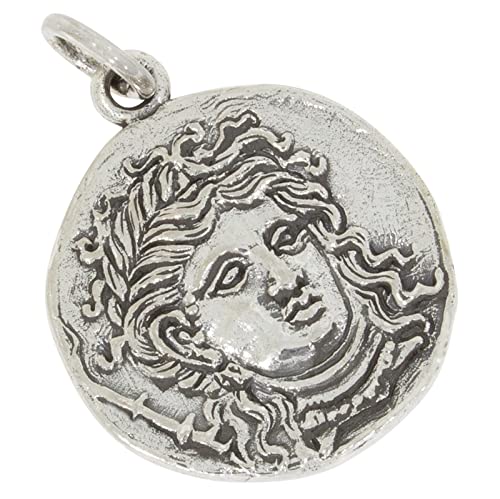 AFP Anhänger Münze antik Design 925 Sterling Silber AS-847