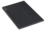 Samsung Book Cover Keyboard Slim EF-DX910 für das Galaxy Tab S9 Ultra | Einteiliges Tablet-Hülle, schlankes, leichtes Design, QWERTZ-Tastatur, POGO-Pin, S Pen Fach,Gestensteuerung,Black