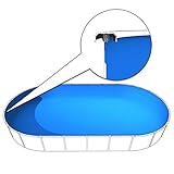 Schwimmbadfolie oval 7,20 bis 7,30 x 3,60 x 1,35m, 0,60 mm Stärke, Poolfolie 720x360cm