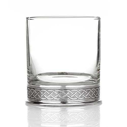 Eburya Celtic Whisky Tumbler - Handgefertigtes Whiskyglas mit keltischen Ornamenten