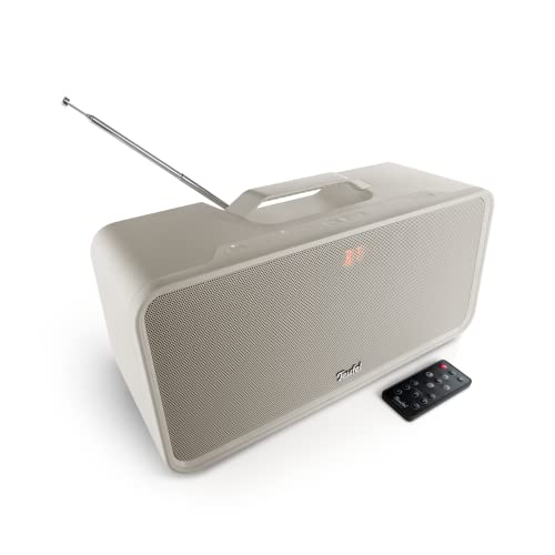 Teufel BOOMSTER Lautsprecher Bluetooth-DAB+/FM-Soundsystem (Weiß)
