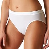 Mey 2er Pack Damen Jazzpants - 59201 Emotion - Farbe Weiß - Größe 36 - Jazz-Pant aus Viskose - Bodysize - Damenslip ohne Seitennähte - Slips für Damen