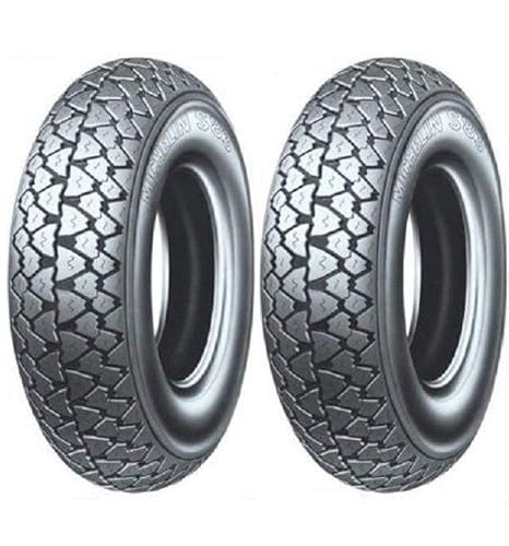 2 Reifen Michelin S83 Größe 3,00 – 10 42J für Vespa 50 Special PK XL