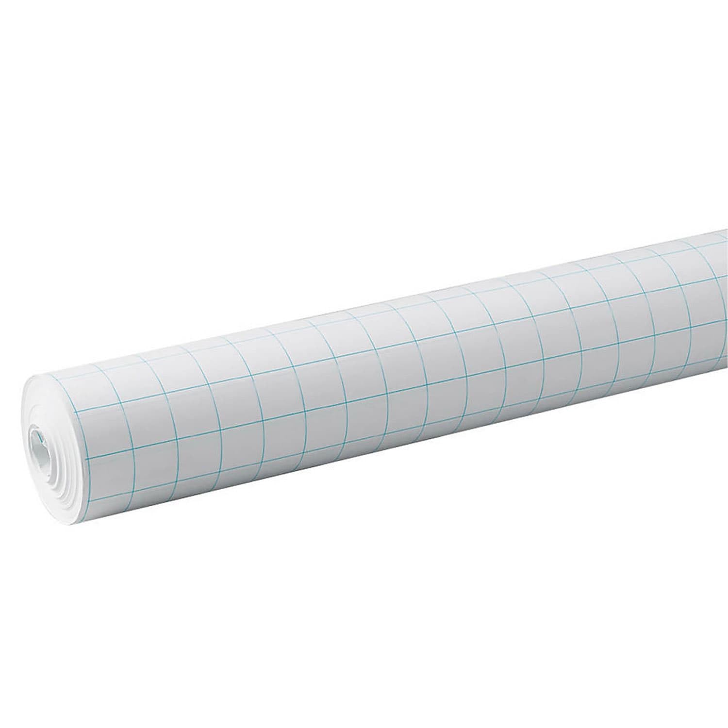 Pacon 0077810 Papiergitter-Rolle mit 2,5 cm Raster-Lineal, 86 cm x 60 m, Weiß