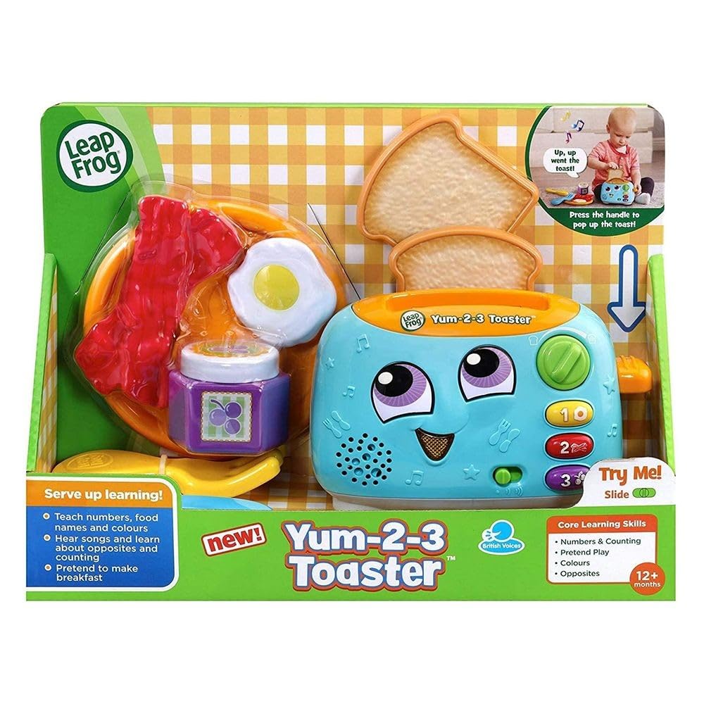 LeapFrog 609803 Yum-2-3 Toaster, verschieden, Größen