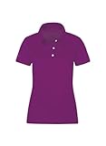 Trigema Damen 521603 Poloshirt, Violett (Brombe, M