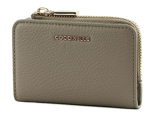 Coccinelle Metallic Soft Credit Card Holder Warm Taupe