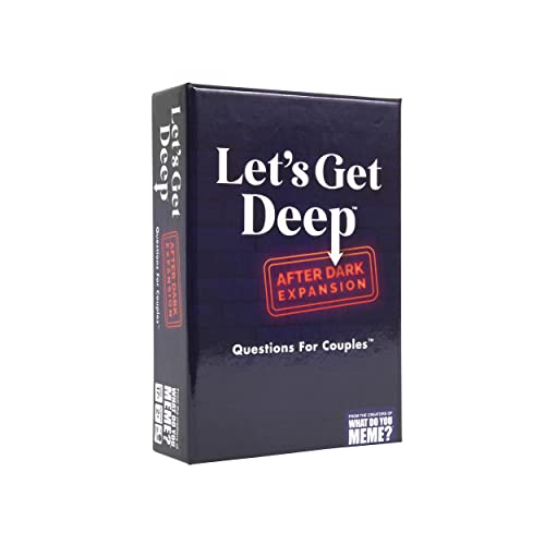 Let's Get Deep: After Dark Expansion Pack - Designed to be Added to Let's Get Deep Core Party Game - The Relationship Game Full of Questions for Couples