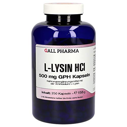 L-Lysin Hcl 500mg GPH 250 St