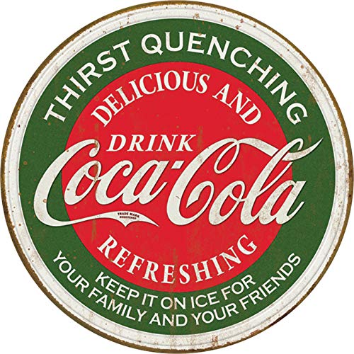 COCA COLA COKE THIRST QUENCHING BLECHSCHILD USA S2235