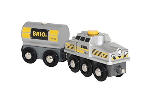 BRIO World 33500 - Silberner Frachtzug 2018 Spielzeugzug