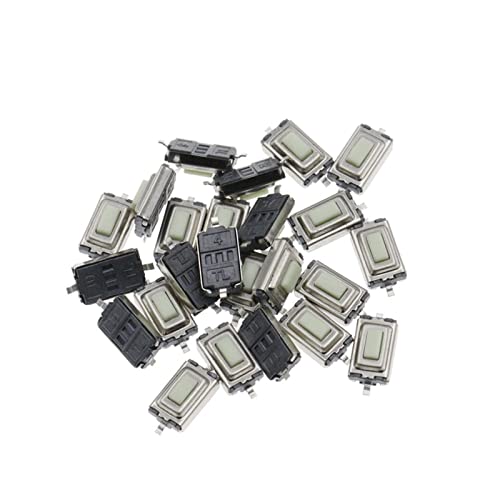 Ersatzteile 100PCS SMT 3x6x2,5MM 2PIN Tactile Tact Push Button Micro Schalter Selbst-Reset Momentary (Farbe : Bulk) (Color : Bulk)