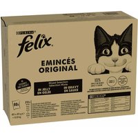 Megapack Felix Classic Pouches 80 x 85 g - Fisch & Fleisch Mixpaket (4 Sorten)
