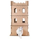 CanadianCat Company | Katzenburg XL aus Wellpappe für Katzen - das Spielhaus
