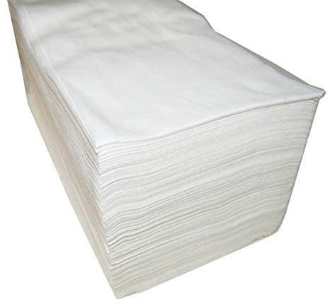 Spun-Lace Einweg-Handtücher für Friseure und Ästhetik, Weiß (200, 40 x 80 cm)