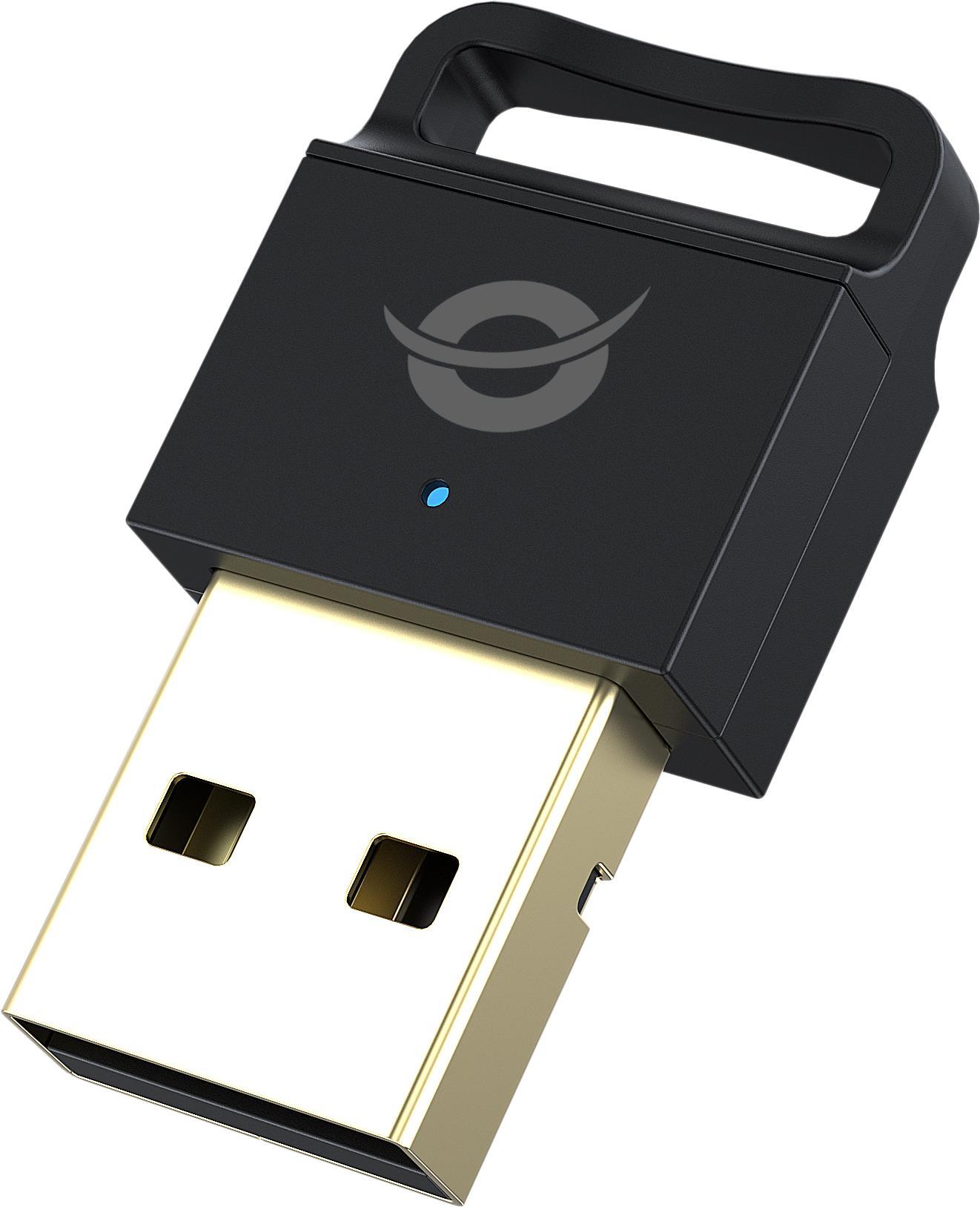 Conceptronic ABBY Bluetooth-V5.0-USB-Adapter - Kabellos - USB - Bluetooth - 3 Mbit/s - Schwarz (ABBY06B)