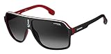 Carrera 1001/S Matte Black Red/Grey Shaded 62/11/140 Unisex Sonnenbrillen