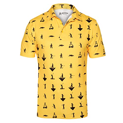Royal & Awesome Golf-Polo-Shirts für Herren, Golf-Oberteile für Männer, Golf-Shirts für Herren, Golf-Shirts, Herren-Golf-Polo-Shirts, Männer bei der Arbeit, XL