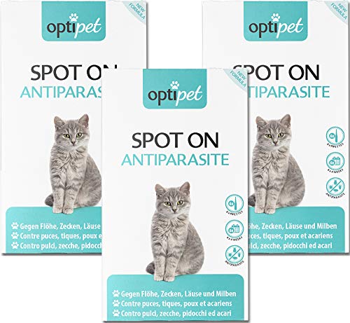 OptiPet Spot On 18x1ml Pipetten für Katzen