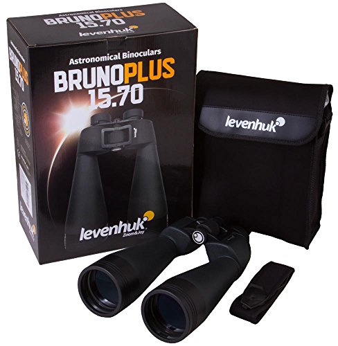 Levenhuk Bruno Plus 15x70 Leistungsstarkes Astronomie-Fernglas für Die Sternbeobachtung mit Mehrfach Vergüteten Linsen und Versiegeltem Gehäuse