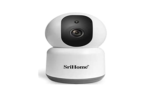 SriHome Security Camera Indoor, 4MP 1080P WiFi Home Surveillance Camera with Phone App, Night Vision, 2Way Audio, Privacy Protection, Garden, Baby, Pets and Nanny Monitor