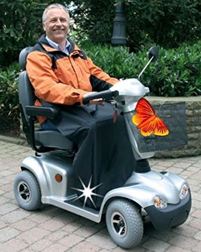 Orgaterm Regenbeinschutzdecke mit Tasche Rollstuhldecke Beindecke für Rollstuhlfahrer