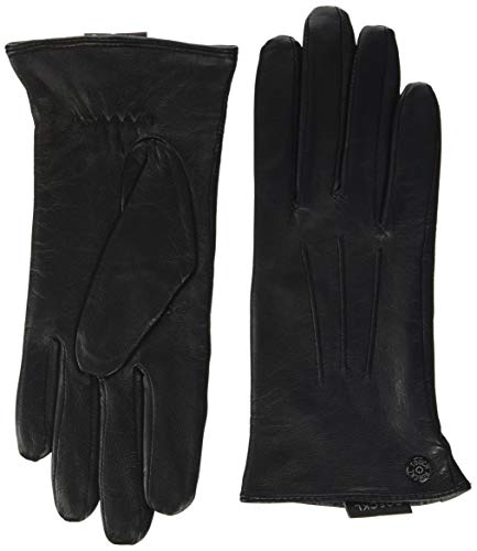 Roeckl Damen Smart Classic Nappa Handschuhe, Schwarz (Black 000), 6.5 (Herstellergröße: 6, 5)