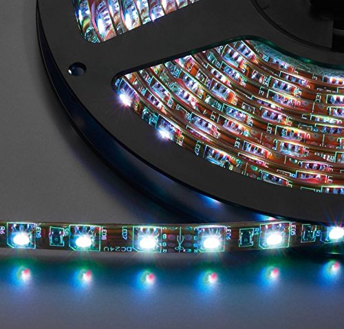 Monacor 38.4700 24V DC Humidity-Proof Flexibler LED-Streifen, rot/grün/blau