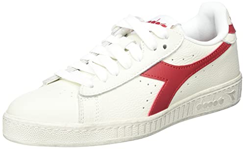 Diadora Unisex Game L Low Waxed Gymnastikschuh, White Red Pepper, 40 EU