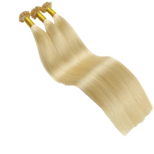 Gerade Keratin-Spitzen-Haarverlängerungen, echtes menschliches Haar, 50 Stück/Set, Spitze, Echthaar-Verlängerungsfarbe (Color : #22, Size : 50 STRANDS_20INCH 50G)