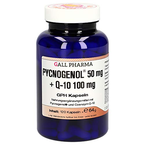 Gall Pharma Pycnogenol 50 mg + Q-10 100 mg GPH Kapseln, 1er Pack (1 x 120 Stück)