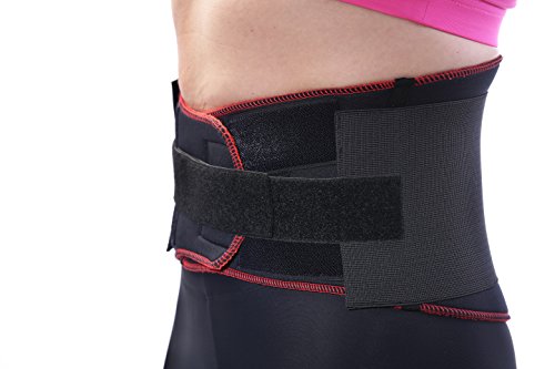 TSM Sportbandage Rückenbandage Pro mit fixierbarem Stabilisierungsgurt, M, 3713