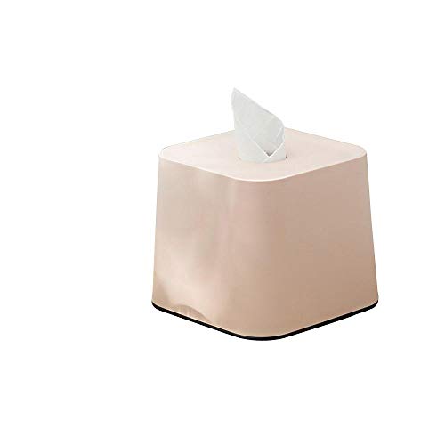 ZXGQF Tissue Box Kosmetiktücher-Box Kunststoff Papier Handtuchhalter Für Zuhause BüroAuto Dekoration Hotelzimmer Tissue Box Halter, Pink