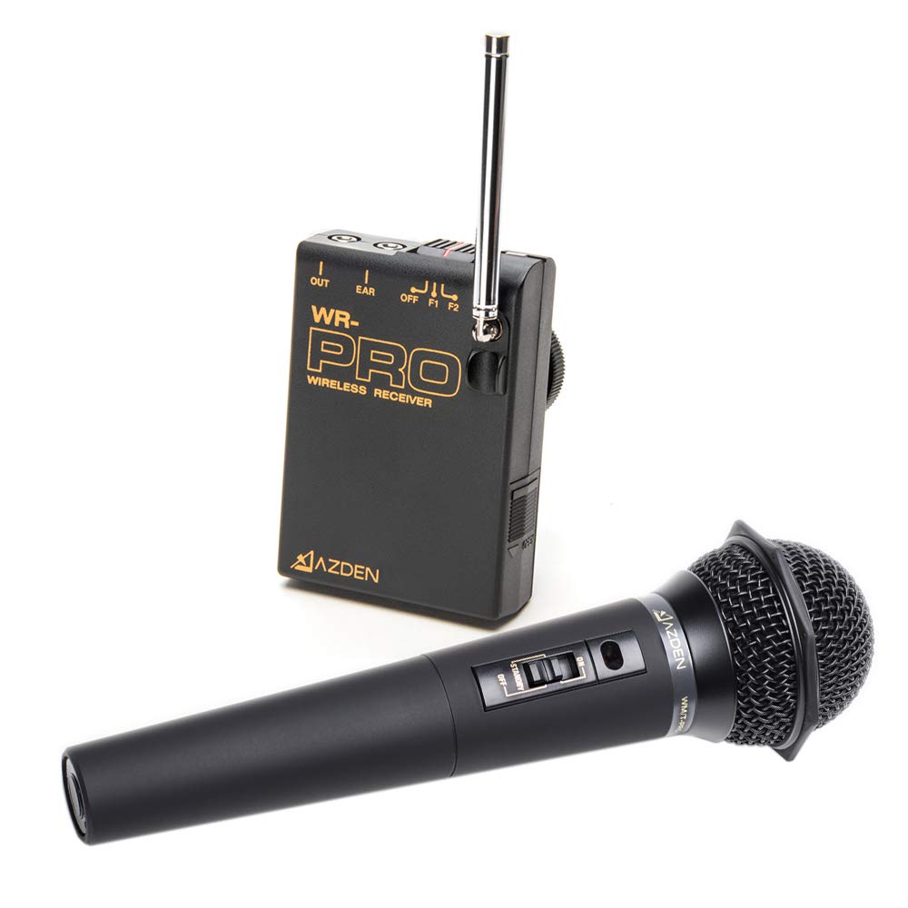 Azden whx-pro Hand Mikrofon-System mit integriertem Transmitter