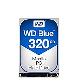 WD Blue 320 GB interne mobile Festplatte HDD (9,5mm Höhe 5400rpm SATA 6Gb/s 8MB Cache 6,4 cm 2,5 Zoll) RoHS compliant intern