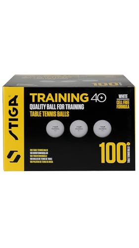Stiga Training 40+ Bälle, weiß, 100-pack