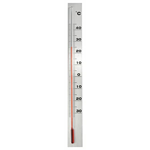 Nature Wandthermometer Alu Außenthermometer Termometer Wetterstation Garten