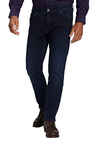 JP 1880 Herren große Größen bis 70, Jeans, 5-Pocket FLEXNAMIC®, super-elastischer Denim, Gerade geschnittenes Bein, schmalere Fußweite, Black 52 722849 11-52