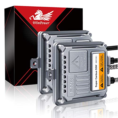 Win Power 35W / 55W Wechselstrom (AC) HID-Vorschaltgerät mit CAN-Bus-Super-Decoder Universal für 9006 H11 H8 H9 H5 9005 H1 H3 H4 H7 H13, 2 Stück