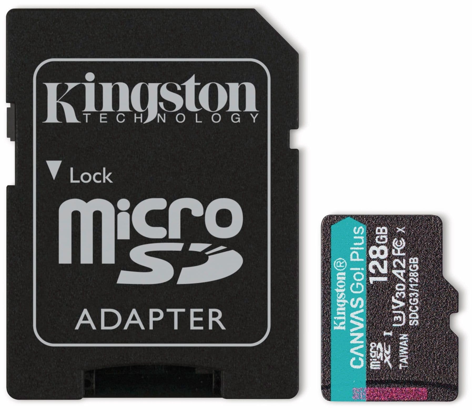 128 GB MicSDXC 170R A2 U3 V30 S Pack+ADP