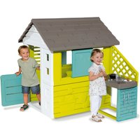 Smoby Toys 810722 Smoby Spielhaus Pretty Haus mit Sommerküche, Blau