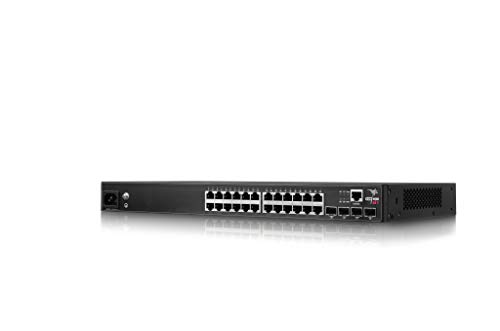 Bintec-elmeg ESW4000-28T Managed L2+ Gigabit Ethernet (10/100/1000) Schwarz – Netzwerk-Switches (Management, L2+, Gigabit Ethernet (10/100/1000))